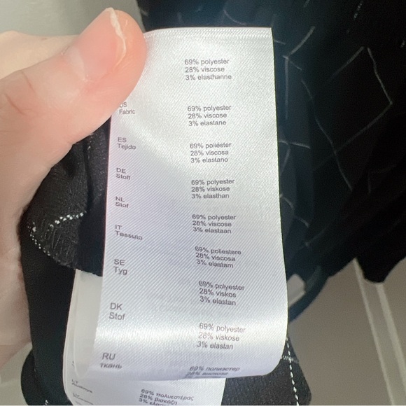 NWOT Maje Ralek Checked Asymmetric Midi Shirt Dress - Picture 11 of 11